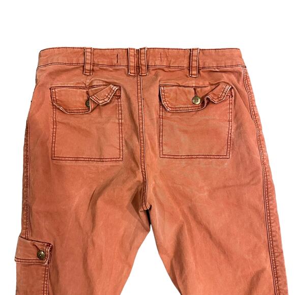 Anthropologie Daughters of the Liberation Lyon Coral Modern Cargo Pants - Sz 29 - Picture 6 of 9